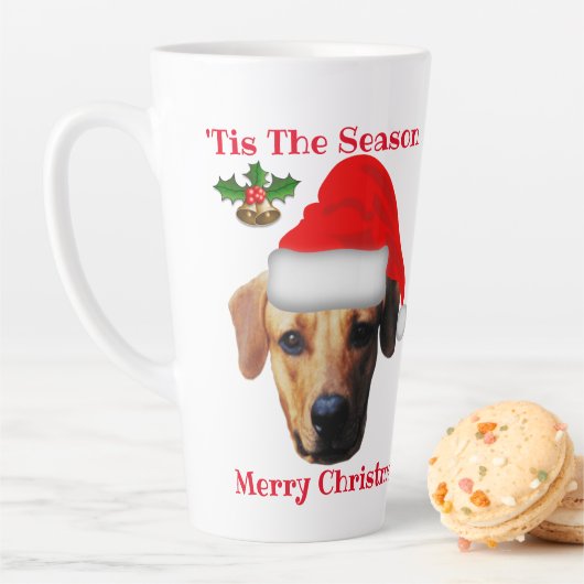 Gepersonaliseerde Grote Kerst Koffie Mok (In situ)