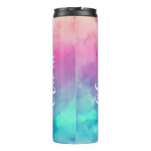 Gepersonaliseerde Grote Naam Proteïne Shaker Fles (Achterkant)