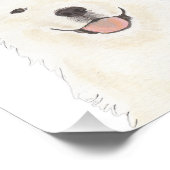 Gepersonaliseerde Grote Pyreneeën Hondenkunst Foto Afdruk (Hoek)