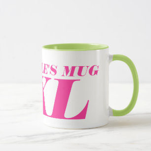 Gepersonaliseerde grote reuze jumbo XL grote Mok