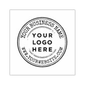 Gepersonaliseerde grunge business logo 	rubberstempel (Afrduk)