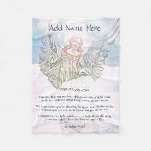 Gepersonaliseerde Guardian Angel Blanket Fleece Deken