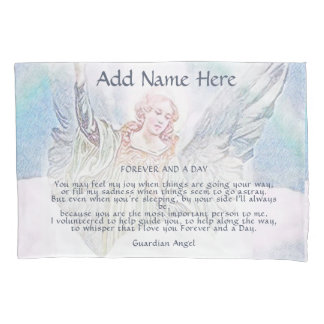 Gepersonaliseerde Guardian Angel Blanket Kussensloop