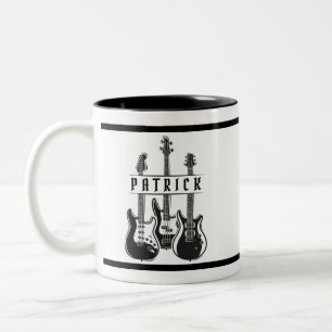 Gepersonaliseerde Guitar Player Gift Mok voor gita