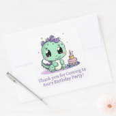 Gepersonaliseerde gunst stickers kinder partij (Envelop)