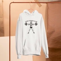 Gepersonaliseerde Gym Logo met Gewichtheffer Art