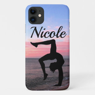  GEPERSONALISEERDE GYMNAST MEISJE iPhone 11 HOESJE