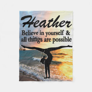 GEPERSONALISEERDE GYMNASTIEK CUSTOM FLEECE DEKEN