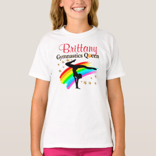 Gepersonaliseerde Gymnastiek Koningin T-shirt