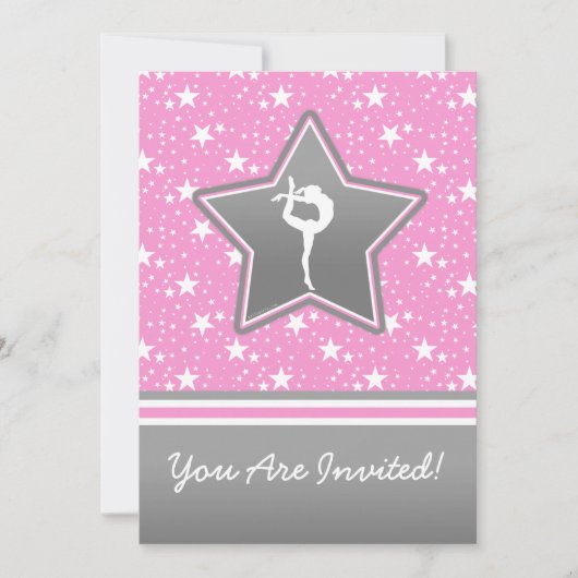 Gepersonaliseerde gymnastiek onder de sterren in r kaart (Voorkant)