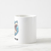 Gepersonaliseerde haai Mok - Vet en fel ontwerp (Center)