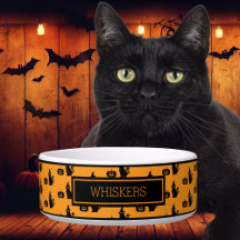 Gepersonaliseerde Halloween Black Cat Pumpkin Pet