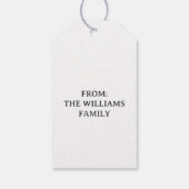 Gepersonaliseerde  Halloween Cadeaulabel (Achterkant)