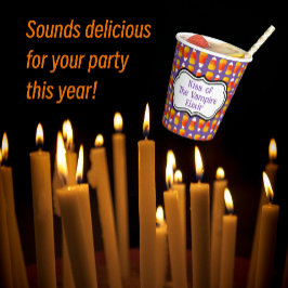 Gepersonaliseerde Halloween Crazy Candy Corn Papieren Bekers