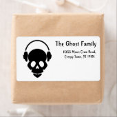 Gepersonaliseerde Halloween Ghosts Pumpkin Etiket (Insitu)