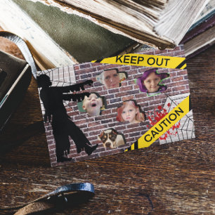 Gepersonaliseerde Halloween Kaart met familie foto