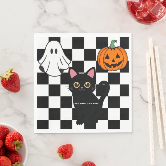 Gepersonaliseerde Halloween Papieren servet (Insitu)