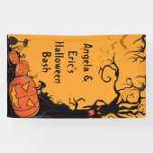 Gepersonaliseerde Halloween Party Banner (Horizontaal)