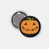 Gepersonaliseerde Halloween Pumpkin Magneet (Voorkant / Achterkant)