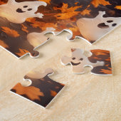 Gepersonaliseerde Halloween Puzzel – Geesten, Pomp Legpuzzel (Zijkant)