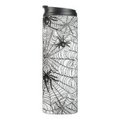 Gepersonaliseerde Halloween Spin Web Thermische Tu Thermosbeker (Geroteerd rechts)