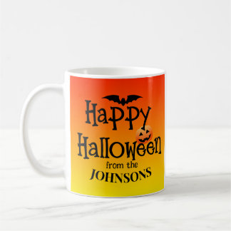 Gepersonaliseerde Halloween Stickers: voeg familie Koffiemok