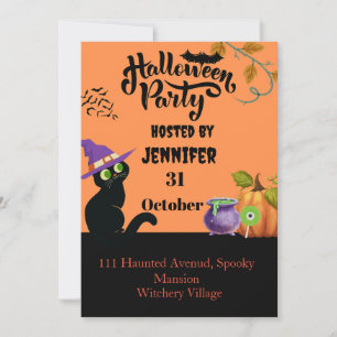Gepersonaliseerde Halloween uitnodigingen Kaart