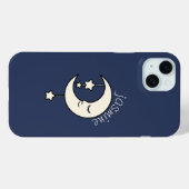 Gepersonaliseerde halve maan met ster Case-Mate iPhone case (Achterkant (horizontaal))