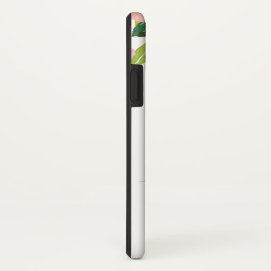 Gepersonaliseerde hamster en bloemen Case-Mate iPhone case (Achterkant / rechts)