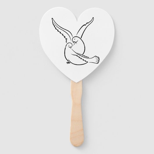 Gepersonaliseerde handbediende ventilator - keepom handwaaier (Achterkant)