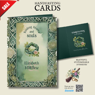 GEPERSONALISEERDE HANDFASTING IERSE KELTISCHE KNOP KAART