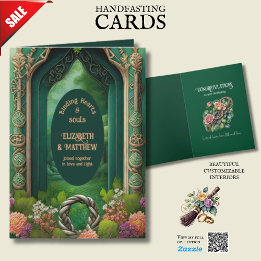 GEPERSONALISEERDE HANDFASTING IERSE KELTISCHE KNOP KAART