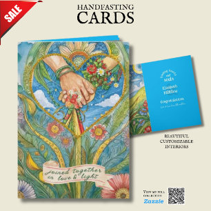 GEPERSONALISEERDE HANDFASTING KAART PAGAN CELTIC D