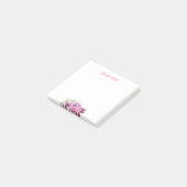 Gepersonaliseerde handgeschreven script Waterverf  Post-it® Notes (Schuin)