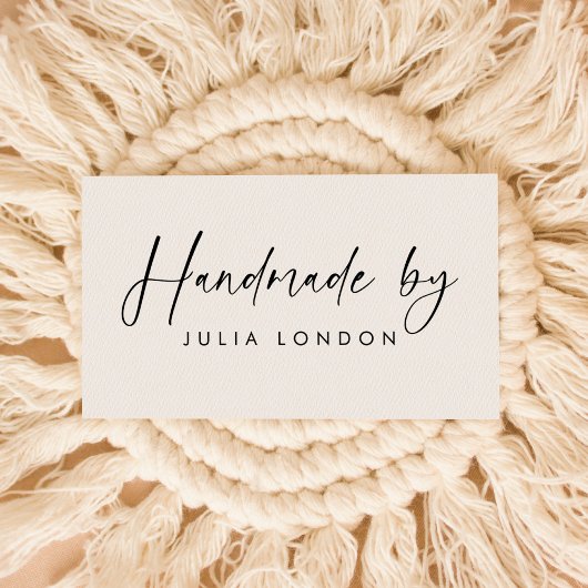 Gepersonaliseerde "Handmade by" Rubber Stamp – Ele Rubberstempel