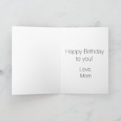 Gepersonaliseerde Happy Birthday Blobfish Kaart (Binnen)