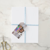 Gepersonaliseerde Happy Birthday Fotonaam Quotes Cadeaulabel (Met Touw)