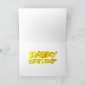 Gepersonaliseerde Happy Birthday Kaart (Binnen)