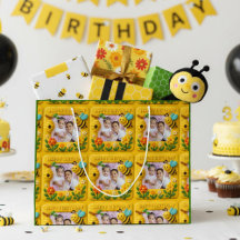 Gepersonaliseerde Happy Birthday Schattigee bijen
