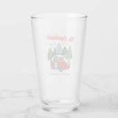 Gepersonaliseerde Happy Campers Glas (Achterkant)
