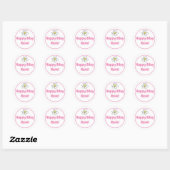 Gepersonaliseerde Happy Day Sticker (Vel)
