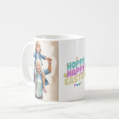 Gepersonaliseerde Happy Easter Photo Mok – Aangepa (Voorkant links)