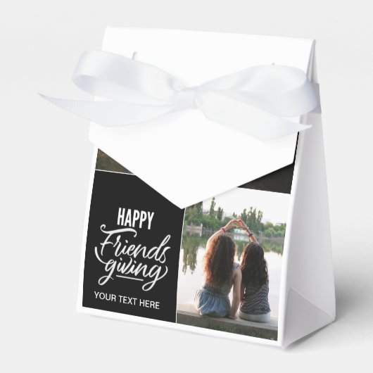 Gepersonaliseerde Happy Friendsgiving voor een pro Bedankdoosjes (Voorkant Zijde)