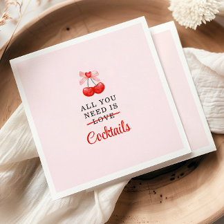 Gepersonaliseerde Happy Galentine's Day Party Servet