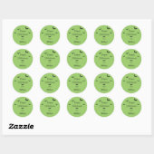Gepersonaliseerde Happy Halloween Stickers (Vel)