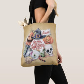 Gepersonaliseerde  Happy Halloween | Tote bag (Dichtbij)
