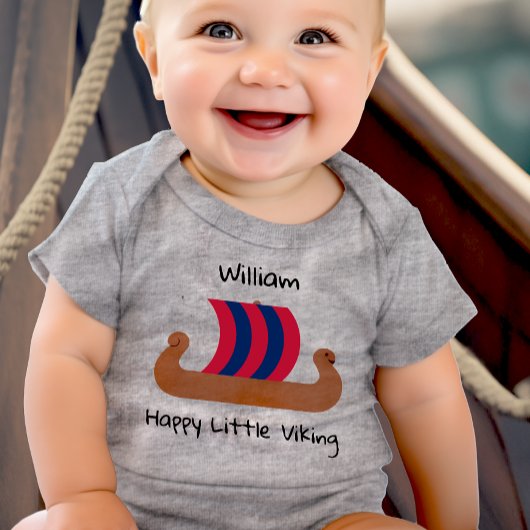 Gepersonaliseerde Happy Little Viking Romper