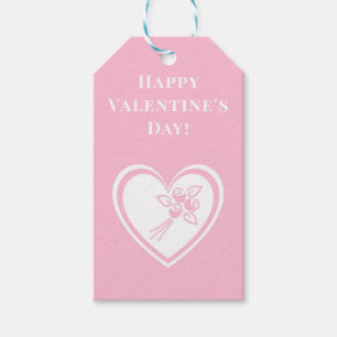 Gepersonaliseerde Happy Valentine's Day Cadeau Lab Cadeaulabel