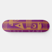 Gepersonaliseerde Hard-Rock Maple Skateboard (Horizontaal)