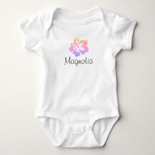 Gepersonaliseerde Hawaiiaanse Hibiscus Romper